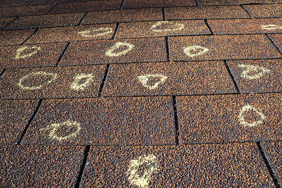 Hail damage inspection