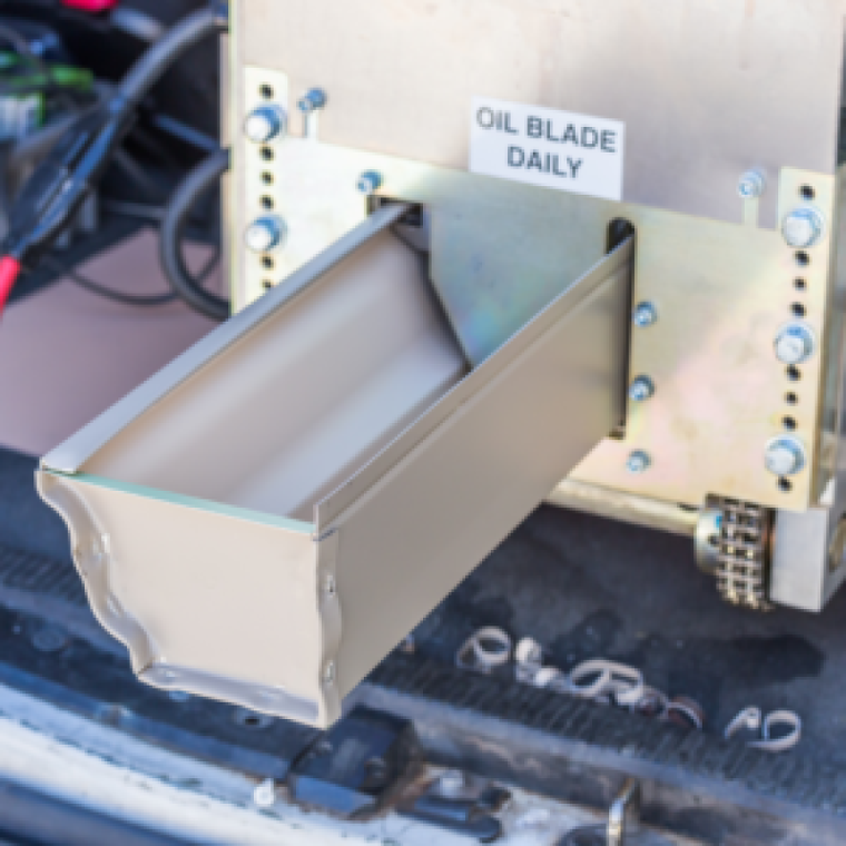 Seamless gutter installation equipment